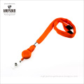Tube Polyester Lanyard with Retractable Badge Reel